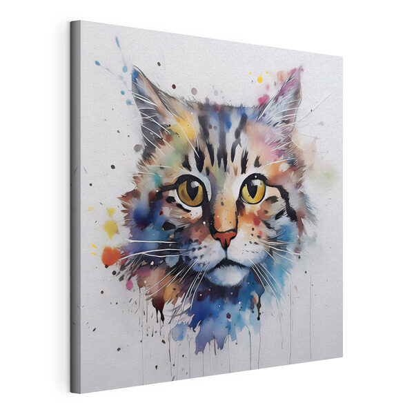 Gemälde einer Katze Wandbilder Gemälde einer Katze