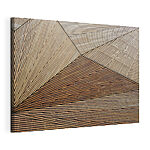 Wandbilder Geometrisches Holzmuster mit Linien