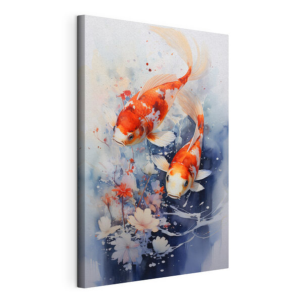 Ein Paar Fische schwimmt im Wasser Wandbilder Ein Paar Fische schwimmt im Wasser