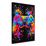 Wandbilder Bunte Videospiel-Controller