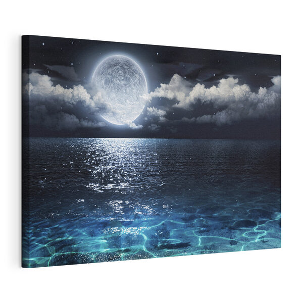 Mond und Wolken am Himmel Wandbilder Mond und Wolken am Himmel