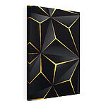 Wandbilder Modernes geometrisches Design in Schwarz und Metallic