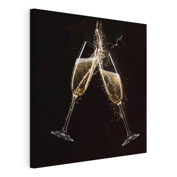 Wandbilder Ein Glas Champagner spritzt (Artikelnummer: s37040) Wandbilder Wandbilder Ein Glas Champagner spritzt (Artikelnummer: s37040)
