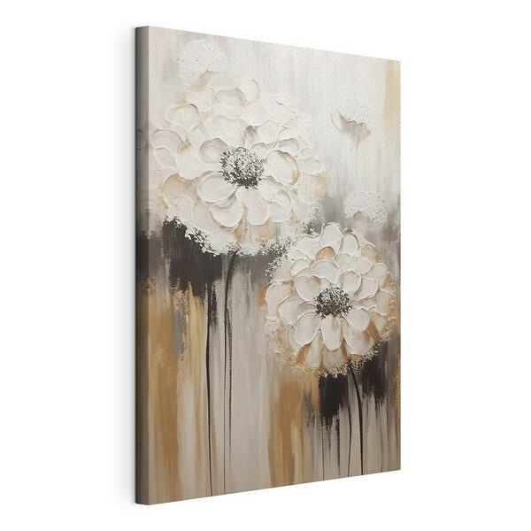 Malerei von weißen Blumen Wandbilder Malerei von weißen Blumen