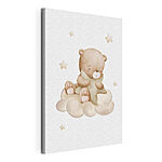 Wandbilder Teddybär auf einer Wolke sitzend