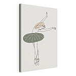 Wandbilder Zeichnung einer Ballerina
