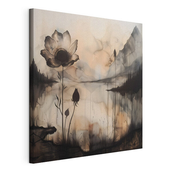 Wandbilder Schwarze und weiße Blume (Artikelnummer: s38161) Wandbilder Wandbilder Schwarze und weiße Blume (Artikelnummer: s38161)