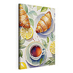 Wandbilder Aquarellmalerei einer Tasse Tee