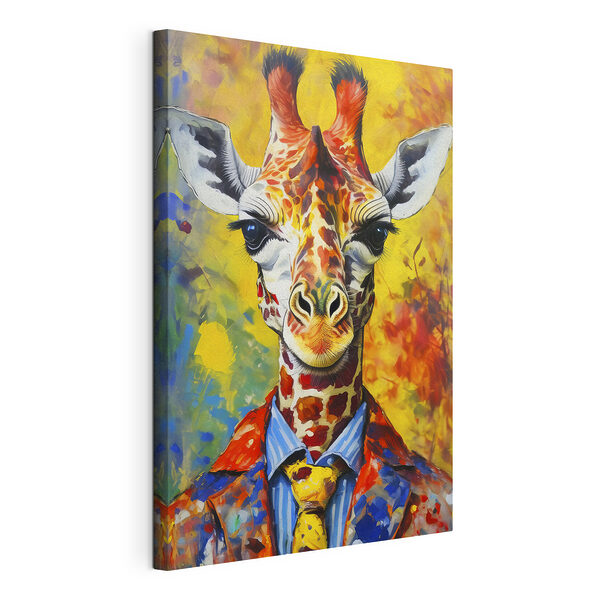 Gemälde einer Giraffe Wandbilder Gemälde einer Giraffe
