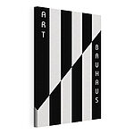 Wandbilder Weißer Buchstabe auf schwarzem Hintergrund