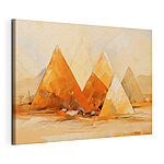 Wandbilder Gruppe von Pyramiden in einer Wüste