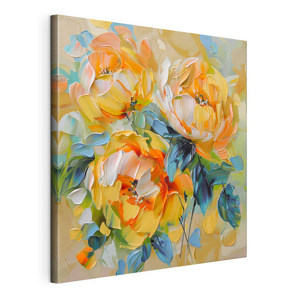 Wandbilder Gemälde von Blumen auf einer Leinwand (Artikelnummer: s39460) Wandbilder Wandbilder Gemälde von Blumen auf einer Leinwand (Artikelnummer: s39460)