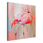 Wandbilder Rosa Flamingo mit langen Beinen