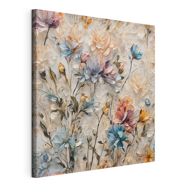 Wandbilder Blüten in zarten Pastelltönen