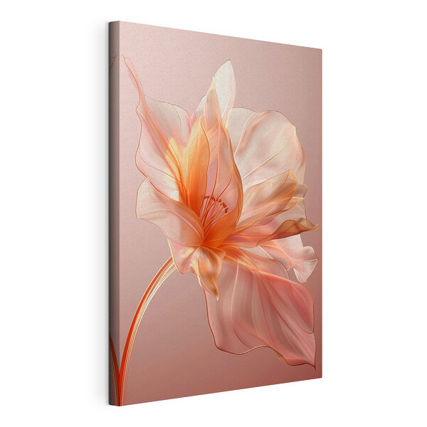 Zarte rosa Blüte tanzt leicht Wandbilder Zarte rosa Blüte tanzt leicht