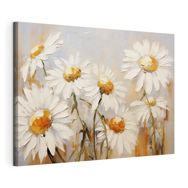 Wandbilder Wandbilder Malerei von weißen Blumen (Artikelnummer: s39820)