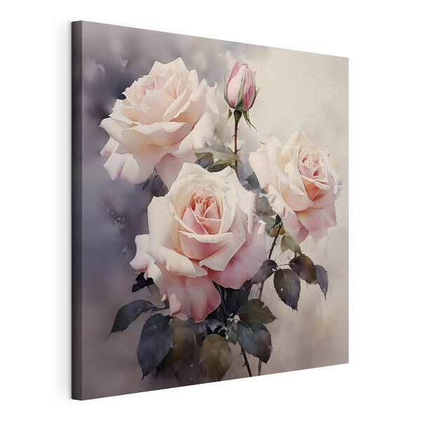 Gruppe von rosa Rosen Wandbilder Gruppe von rosa Rosen