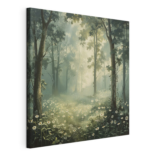 Wandbilder Wandbilder Wald mit Blumen und Bäumen (Artikelnummer: s40228)