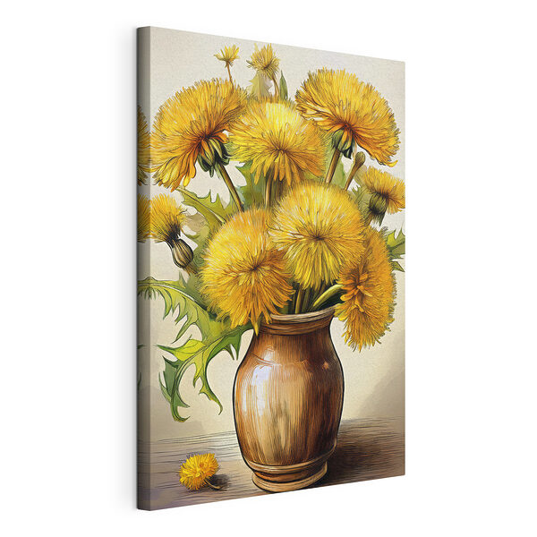 Gelbe Blumen in einer Vase Wandbilder Gelbe Blumen in einer Vase