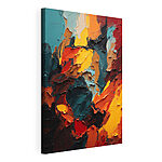 Wandbilder Canvas prints Vibrant Emotions in Abstract Swirls
