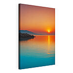 Wandbilder Canvas prints Sunset over a body of water