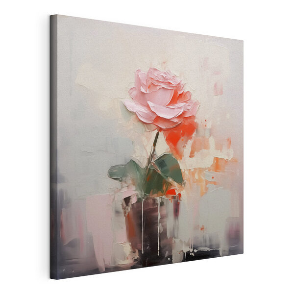 Wandbilder Gemälde einer rosa Rose in einem Topf (Artikelnummer: s40515) Wandbilder Wandbilder Gemälde einer rosa Rose in einem Topf (Artikelnummer: s40515)