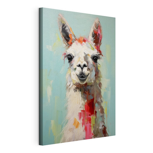 Gemälde eines Lamas Wandbilder Gemälde eines Lamas