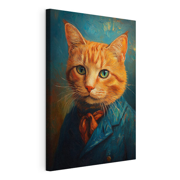 Wandbilder Katze im Anzug