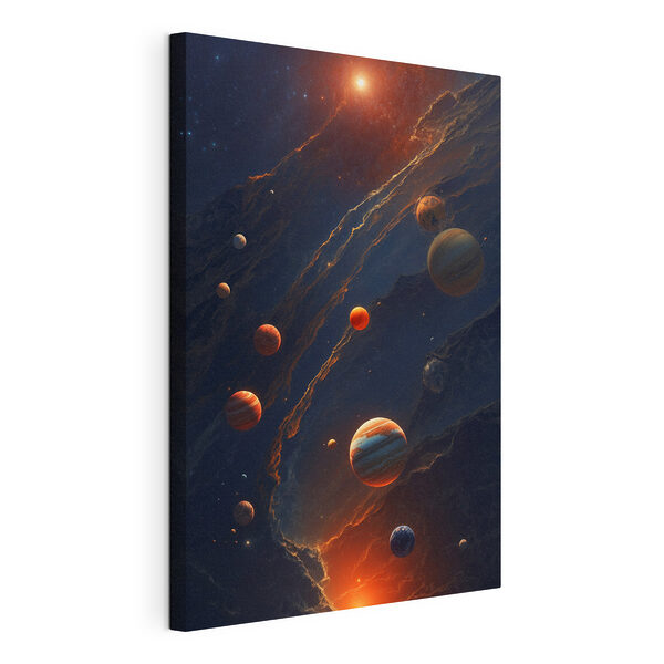 Planeten im Weltraum Wandbilder Planeten im Weltraum