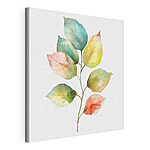 Wandbilder Aquarell eines Blattes