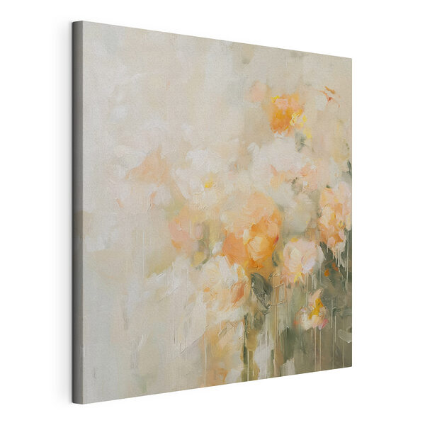 Wandbilder Malerei von Blumen auf einer weißen Fläche (Artikelnummer: s40830) Wandbilder Wandbilder Malerei von Blumen auf einer weißen Fläche (Artikelnummer: s40830)