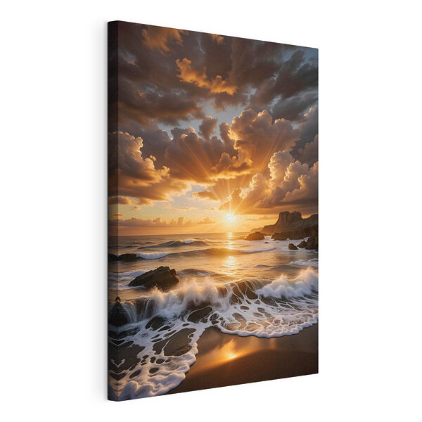 Sonnenuntergang über einer Wasserfläche Wandbilder Sonnenuntergang über einer Wasserfläche