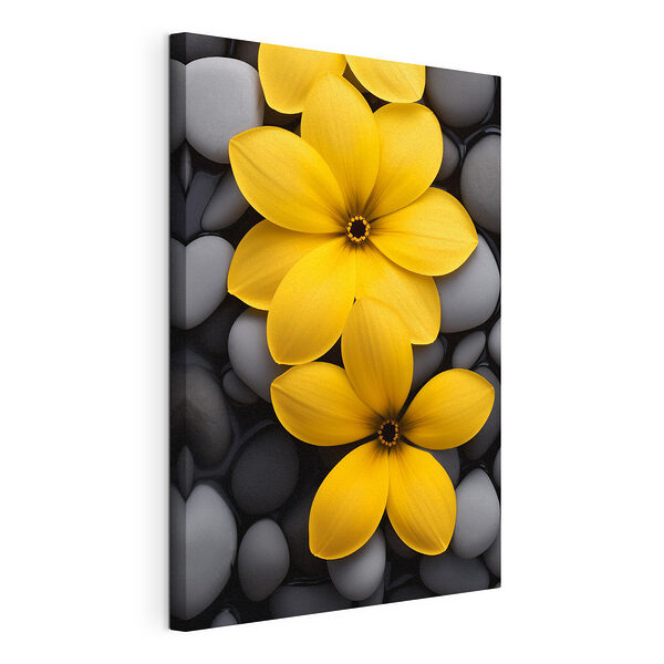 Wandbilder Gelbe Blumen auf einem Steinhaufen (Artikelnummer: s41547) Wandbilder Wandbilder Gelbe Blumen auf einem Steinhaufen (Artikelnummer: s41547)