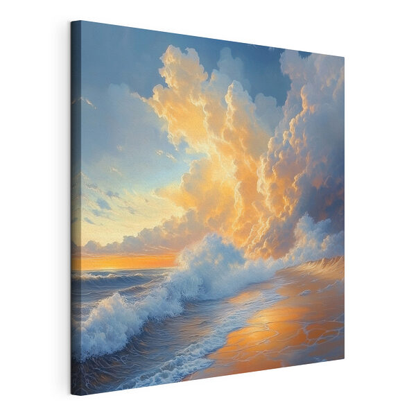 Die Wellen brechen am Strand Wandbilder Die Wellen brechen am Strand