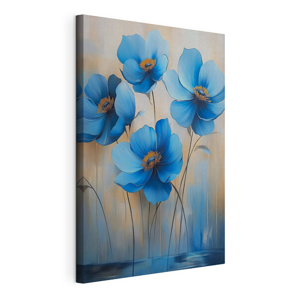 Wandbilder Malerei von blauen Blumen (Artikelnummer: s41818) Wandbilder Wandbilder Malerei von blauen Blumen (Artikelnummer: s41818)