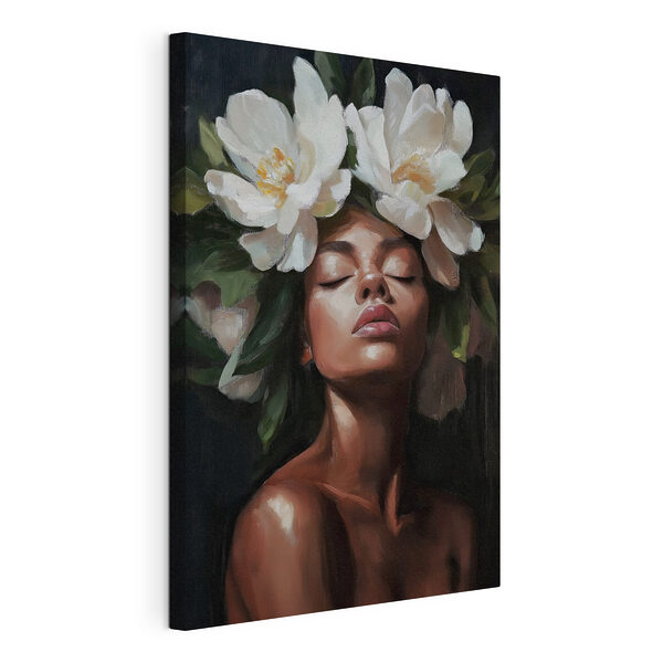 Wandbilder Frau mit Blumen im Haar (Artikelnummer: s41824) Wandbilder Wandbilder Frau mit Blumen im Haar (Artikelnummer: s41824)