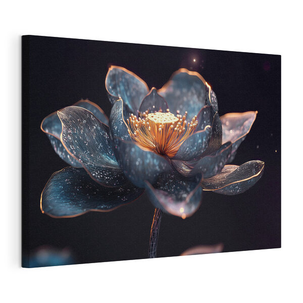Wandbilder Wandbilder Bezaubernde Blüte in dunklen Farbtönen (Artikelnummer: s41837)