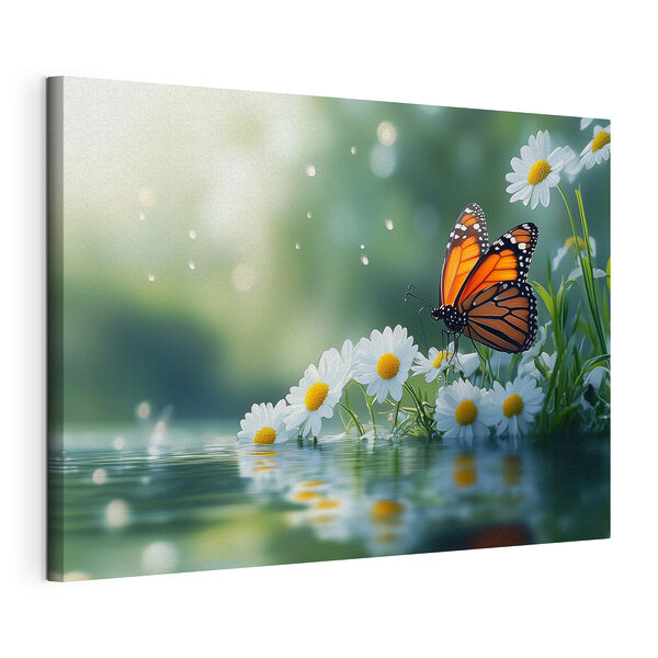 Schmetterling auf einer Blume Wandbilder Schmetterling auf einer Blume