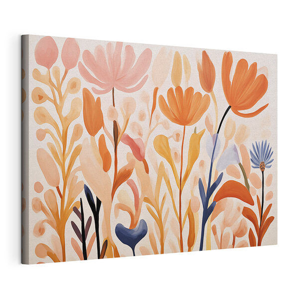 Malerei von Blumen und Blättern Wandbilder Malerei von Blumen und Blättern