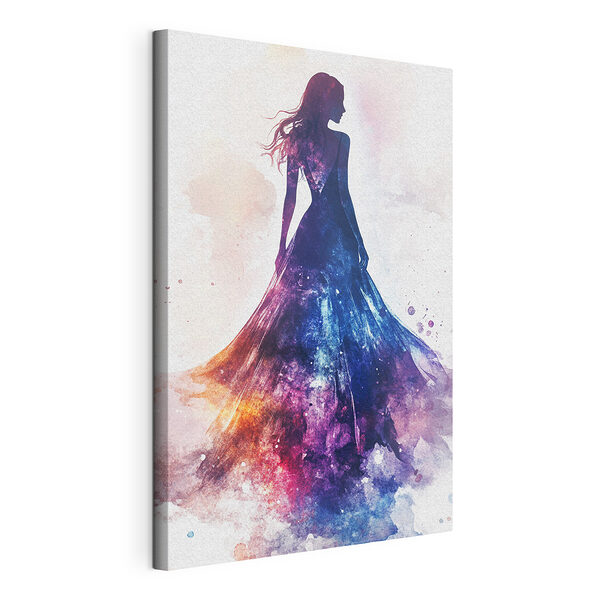 Wandbilder Frau im Kleid