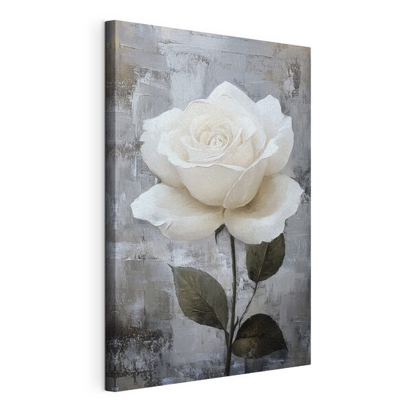 Wandbilder Gemälde einer weißen Rose (Artikelnummer: s42185) Wandbilder Wandbilder Gemälde einer weißen Rose (Artikelnummer: s42185)