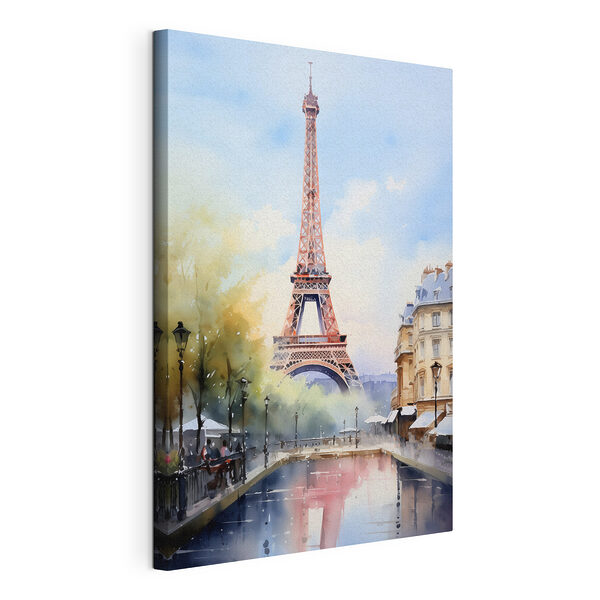 Wandbilder Aquarell eines Turms