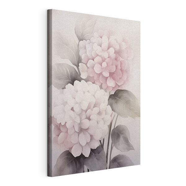 Gemälde mit rosa Blumen Wandbilder Gemälde mit rosa Blumen