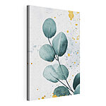 Wandbilder Von der Natur inspiriertes Blattdesign in Aquarellfarben