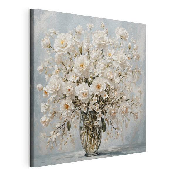 Wandbilder Wandbilder Vase mit weißen Blumen (Artikelnummer: s42545)