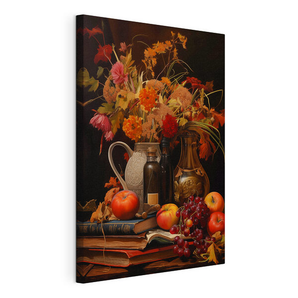 Stilleben mit Obst und Blumen Wandbilder Stilleben mit Obst und Blumen