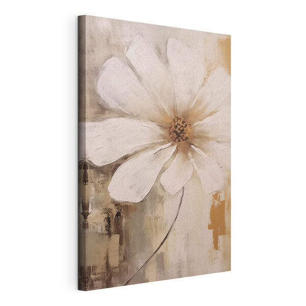 Gemälde einer weißen Blume Wandbilder Gemälde einer weißen Blume