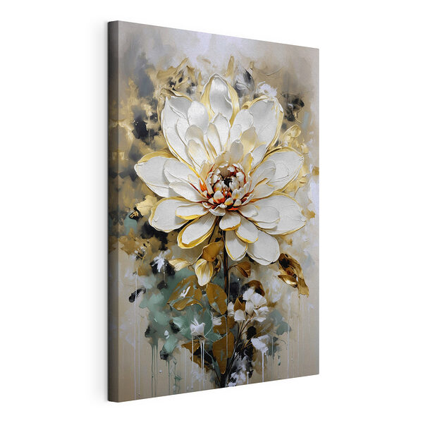 Wandbilder Canvas prints Painting of a white flower (Artikelnummer: s42707) Wandbilder Wandbilder Canvas prints Painting of a white flower (Artikelnummer: s42707)