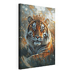Wandbilder Tiger mit Krone