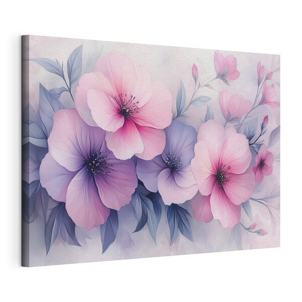 Wandbilder Gruppe von rosa und violetten Blumen (Artikelnummer: s42851) Wandbilder Wandbilder Gruppe von rosa und violetten Blumen (Artikelnummer: s42851)